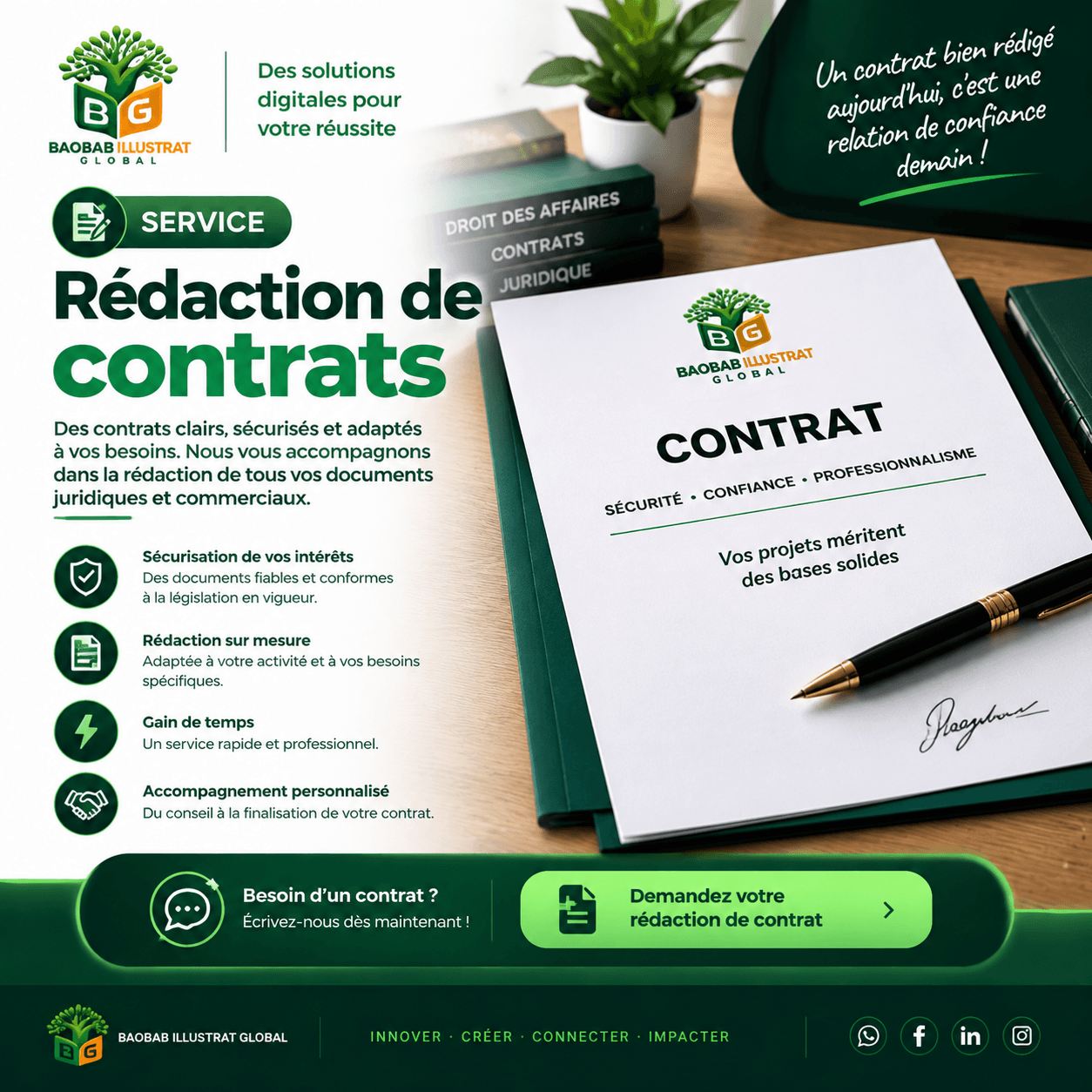 Rédaction de contrats